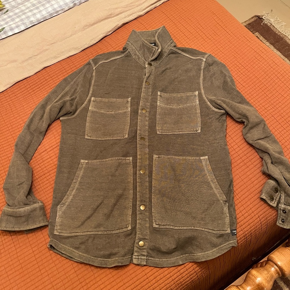 Toad&Co Olive Green Sweatshirt Jacket